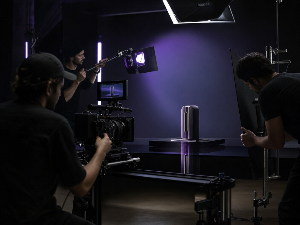 Cinematic commercial production workflow reference